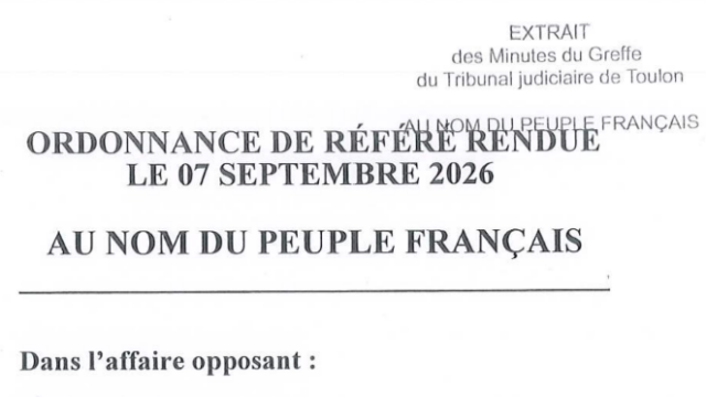 ordonnance d'expulsion du locataire au tribunal de toulon